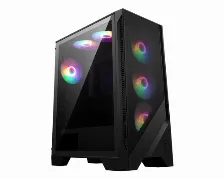 Gabinete Msi Mag Force 120a Airflow, Ventana Cristal, 3x Ventiladores Front, Negro